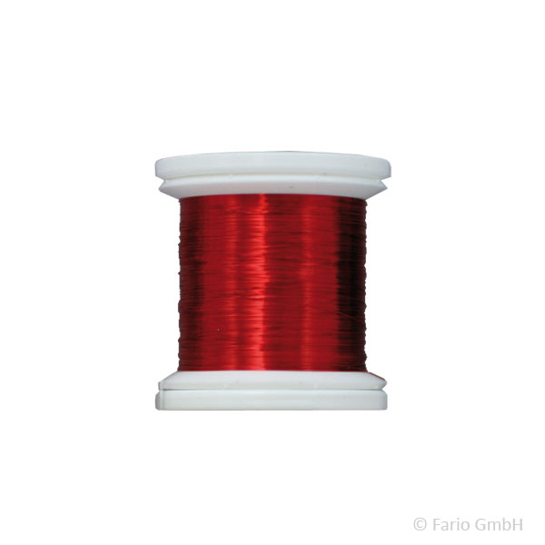 Farbiger Kupferdraht Rot 0,14mm