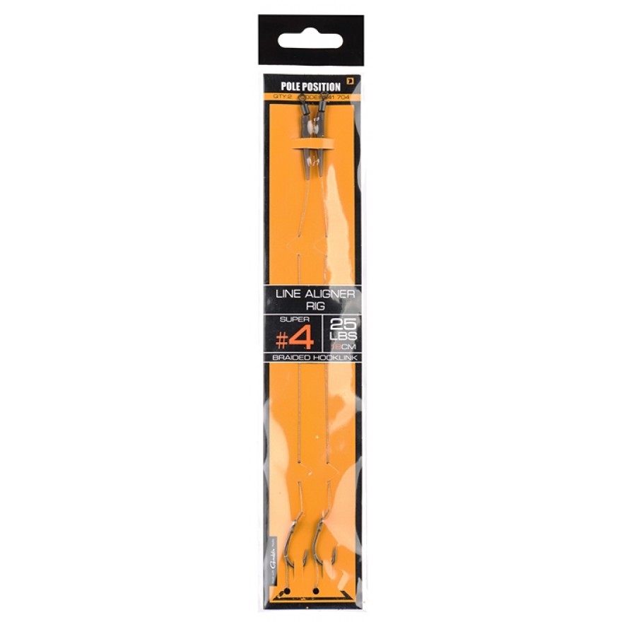 Strategy Pole Position Line Aligner Rig; Gr. 4; 25 Lbs; 18 cm; 2 Stück