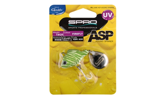 Spro ASP Spinner UV; 14 gr; Firefly; 1 Stück