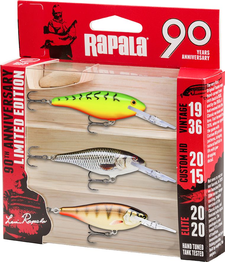 Rapala 90 Years Lure Kit Shad Rap