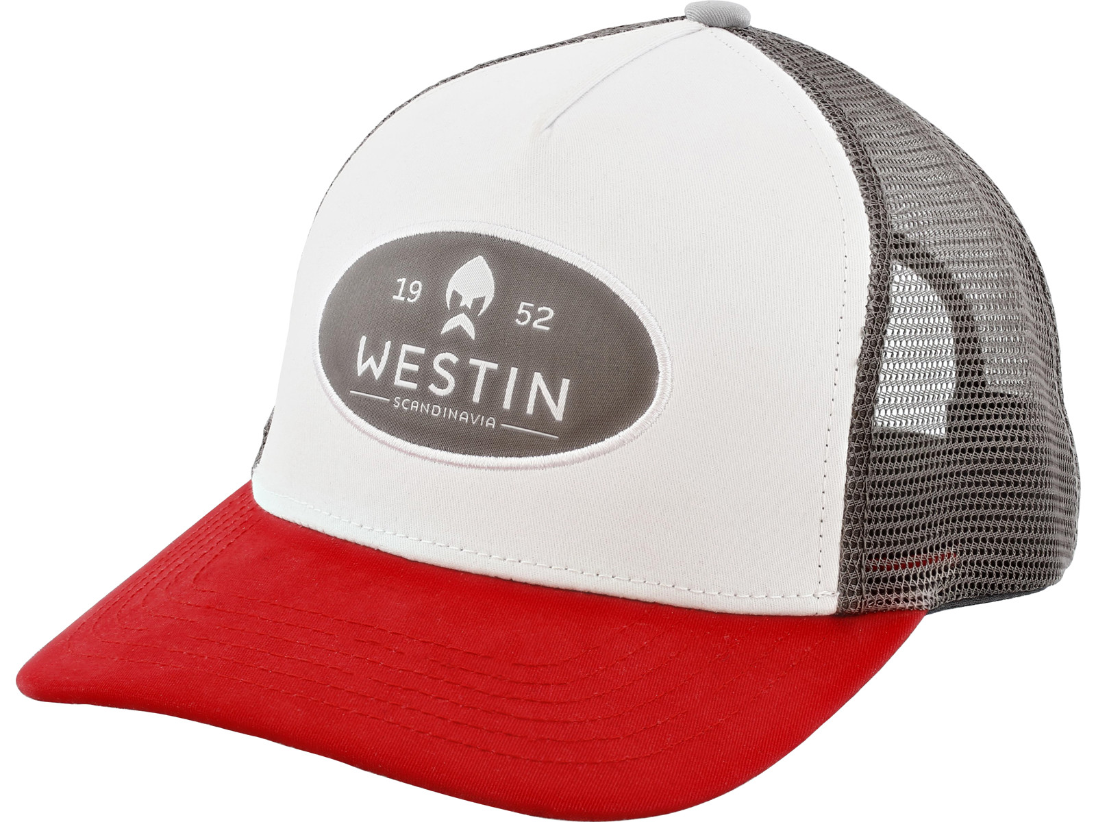 Westin State Cap Silver Grey / Red One Size