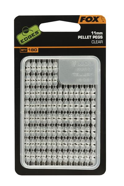 Fox Edges Pellet Pegs; 11 mm; Clear