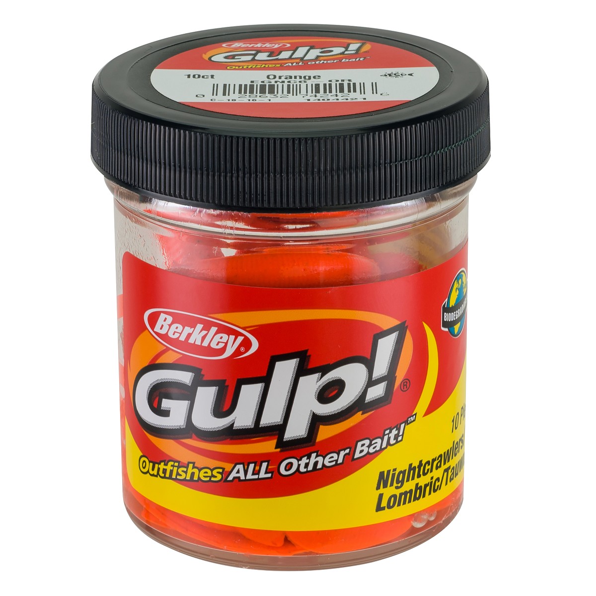 Berkley Gulp Nightcrawlers/Lombric/Tauwurm; Bloody Berkley Gulp Nightcrawlers/Lombric/Tauwurm; Bloody