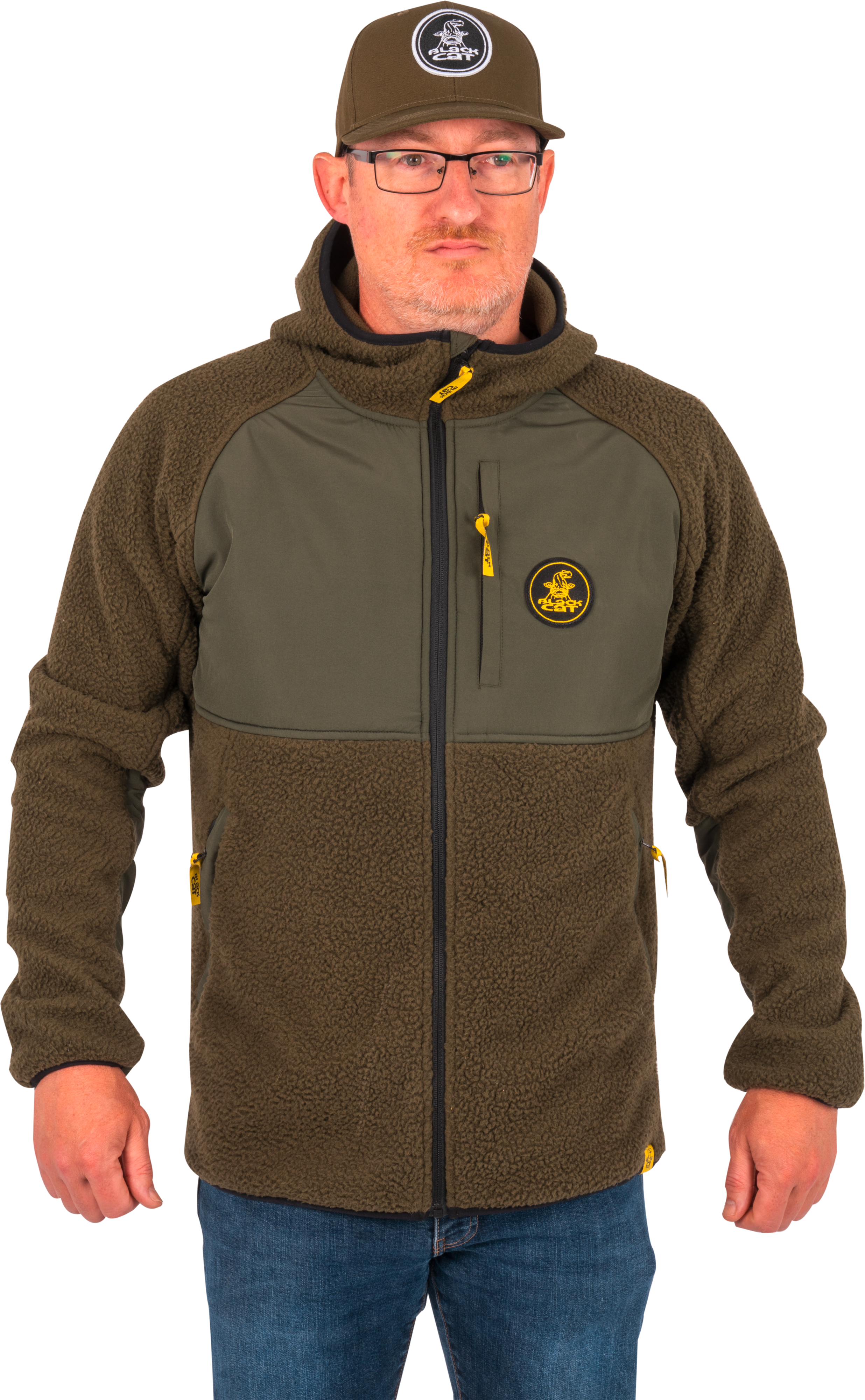 Black Cat Polar Fleece 3X-Large