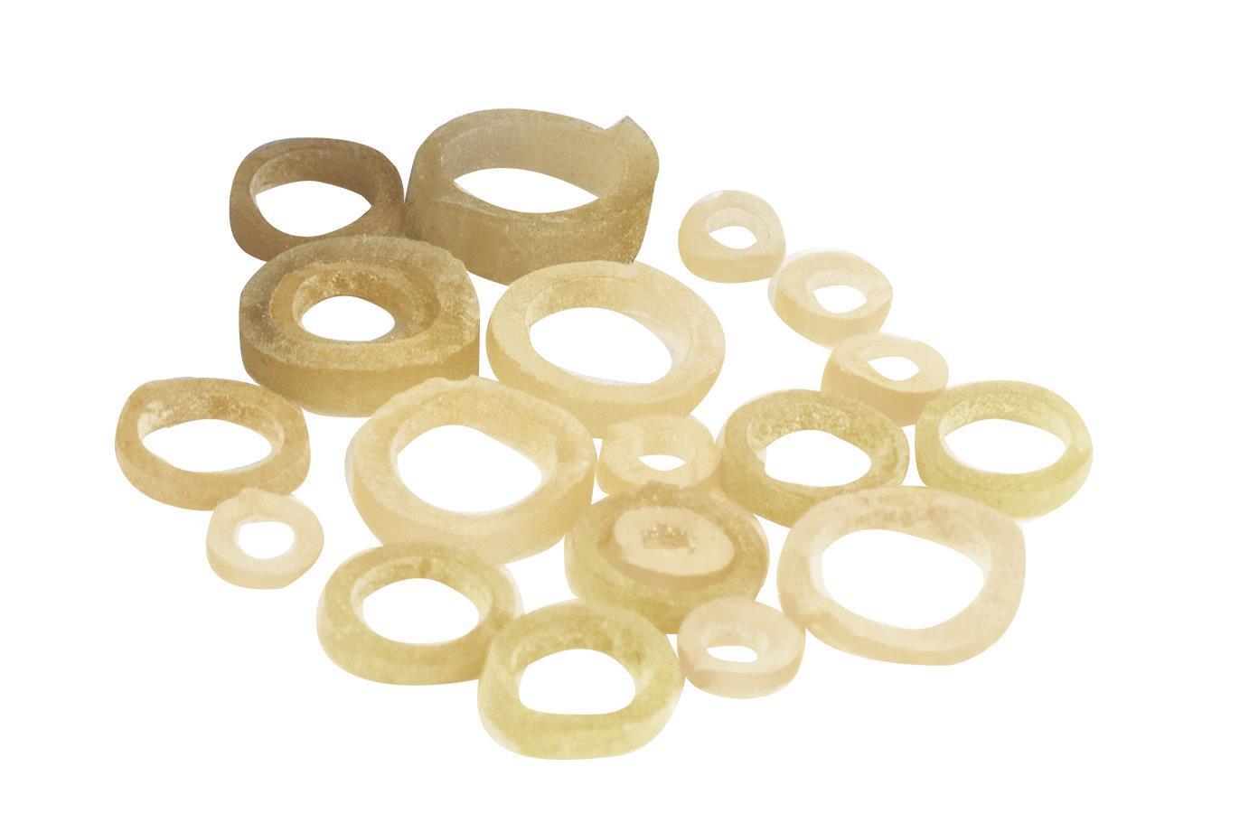 Matrix Latex Bait Bands; Large; 100 Stück