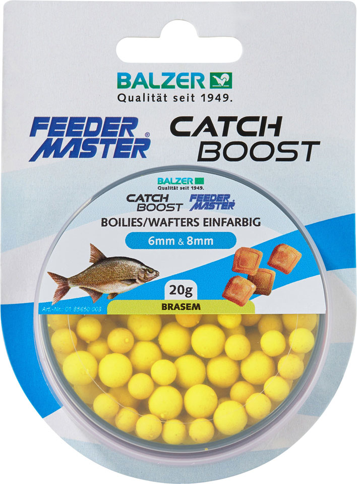 Balzer Catch Boost Method Feeder Boilies (Wafter), einfarbig