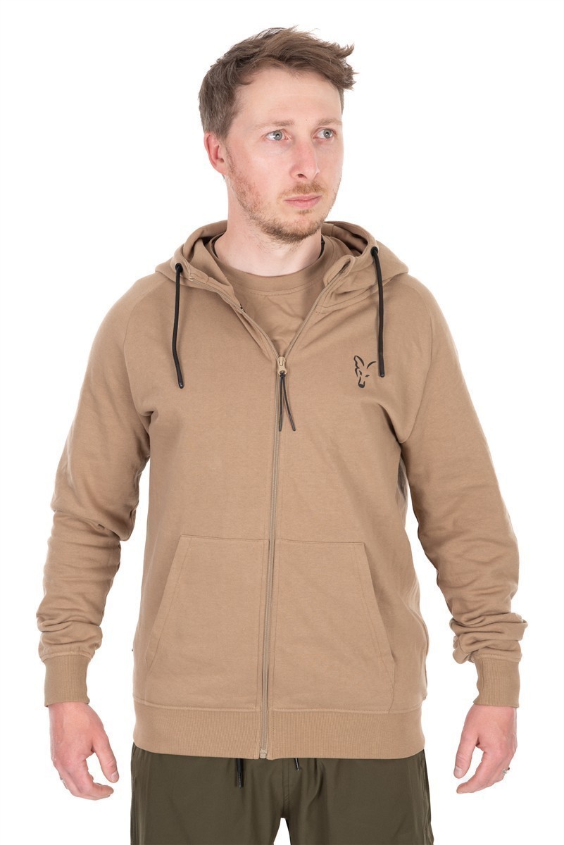Fox Collection LW Zip Hoody - Tan Ltd Fox Collection LW Zip Hoody - Tan Ltd 3XL