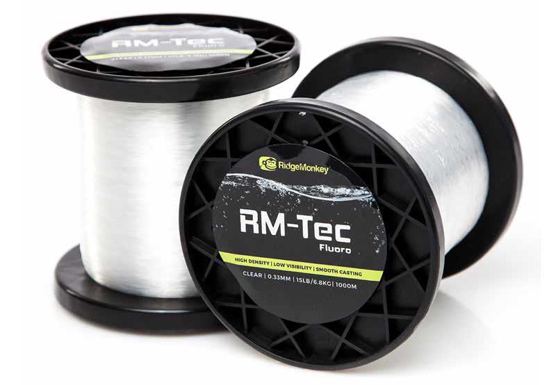 RidgeMonkey RM-Tec Fluoro; 0,37 mm; 20 Lb; 1000 m