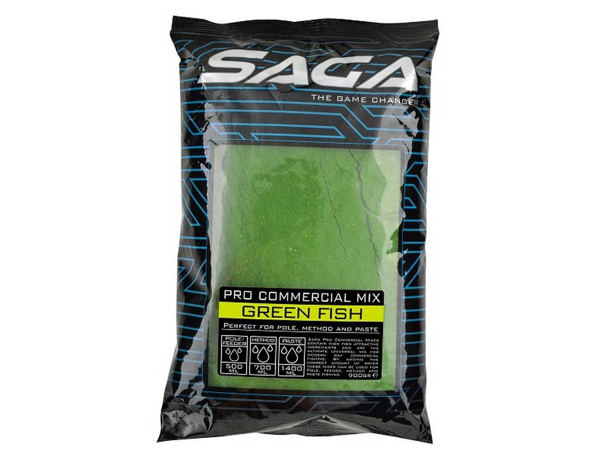 Saga Pro Commercial Mix; Green Fish; 900 gr. Saga Pro Commercial Mix; Green Fish; 900 gr.