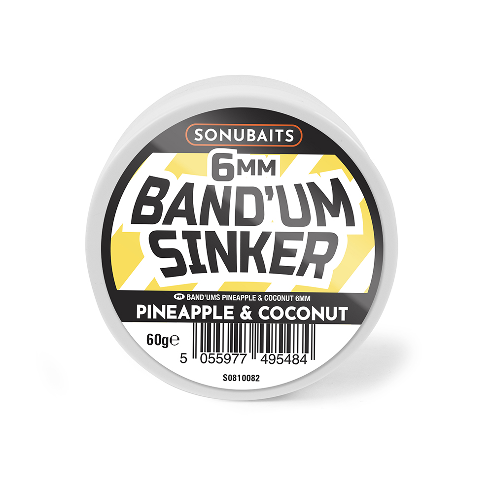 Sonubaits Band'um Sinkers 6 mm Pineapple Coconut