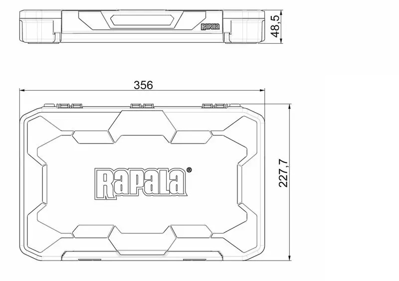 Rapala Tackle Tray 356 / 35,6 x 22,7 x 4,8 cm