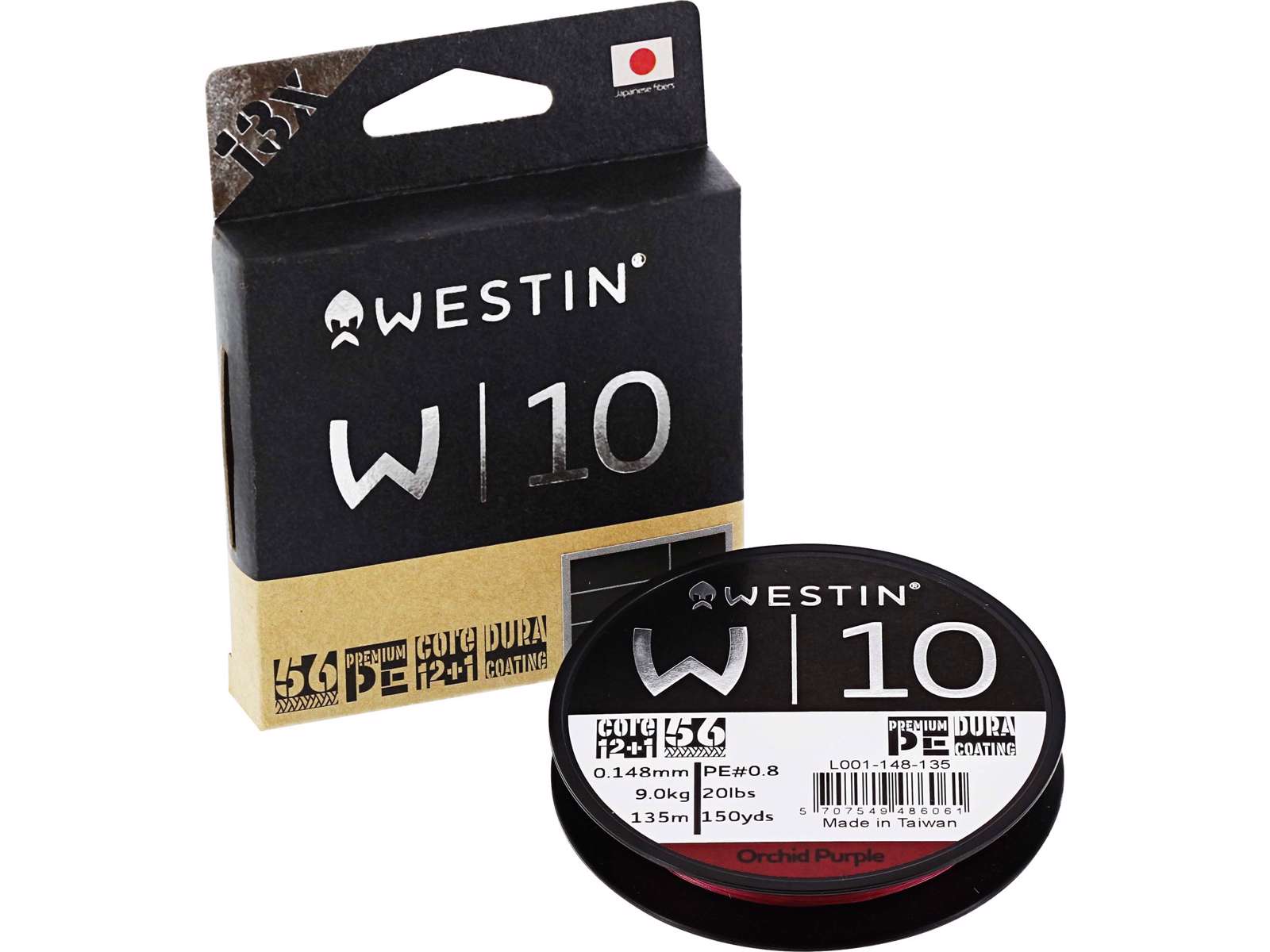 Westin W10 13 Braid Orchid Purple 0,08 mm/ 6,0 kg 135 m Westin W10 13 Braid Orchid Purple 0,08 mm/ 6,0 kg 135 m