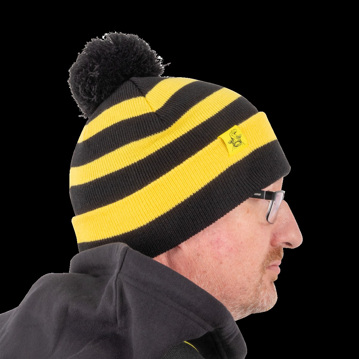 Black Cat Bobble Hat