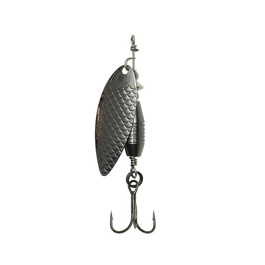 DAM EFFZETT® FAST WATER SPINNERS; Gunsmoke; Gr. 4; 14 gr.