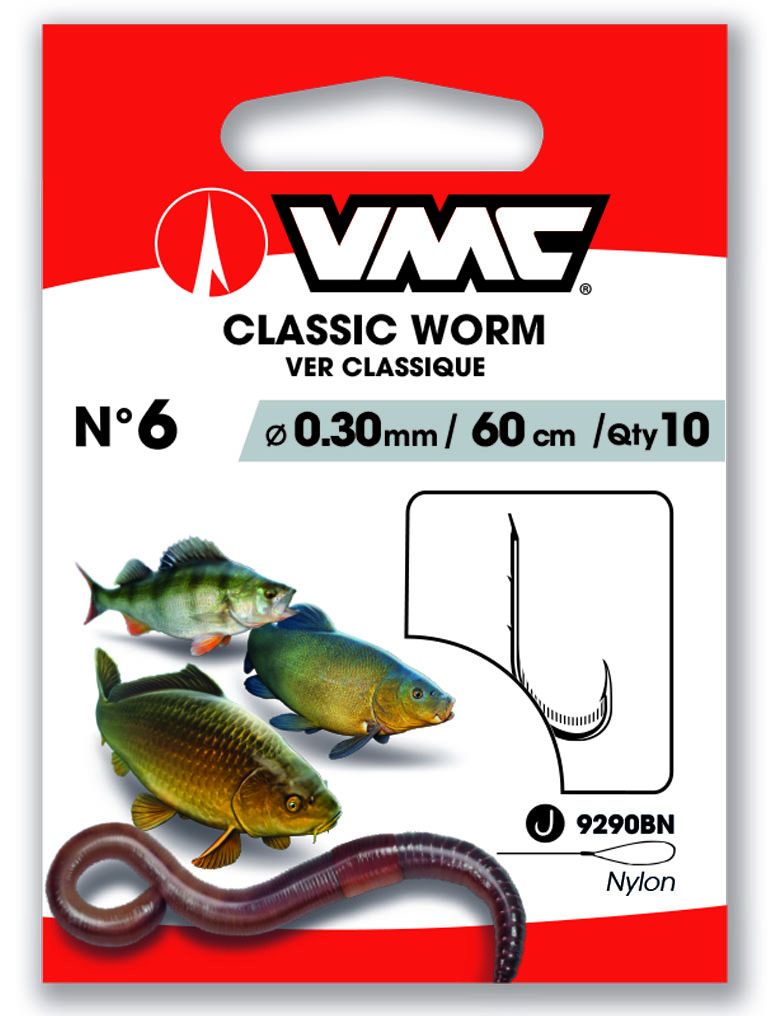 VMC Wurm Rot 60 cm # 2 / 0,30 mm