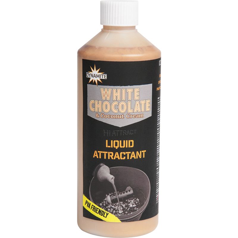 Dynamite Baits Liquid Attraction White Coco & Coco; 500 Ml