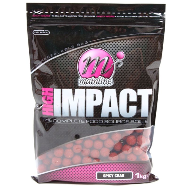 Mainline High Impact Boilies Spicy Crab; 20 mm; 1 Kg.