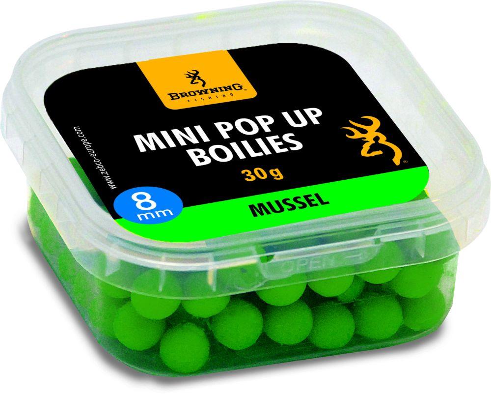 Browning Mini Pop Up Boilies Mussel; 8 mm; 30 g