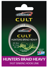 Climax Cult Hunterbraid Heavy; 30 lb; 14,5 kg.; 20 m; Farbe: Weed