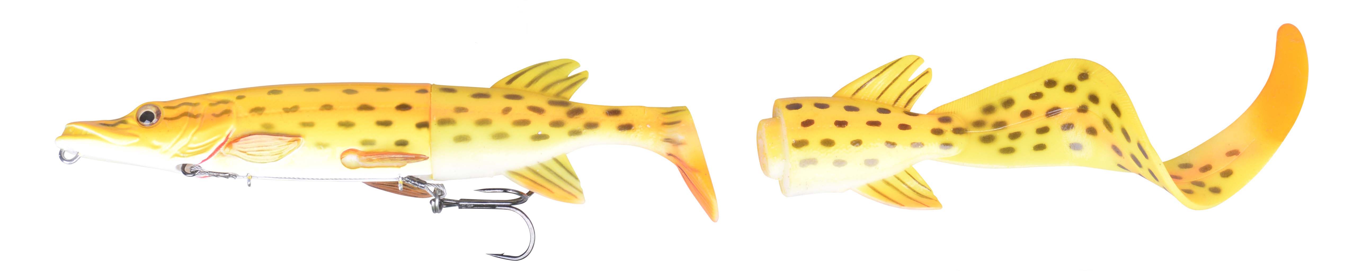 Savage Gear THE 3D HYBRID PIKE 2+1 PCS; 25 cm; 130 gr.; Albino Pike