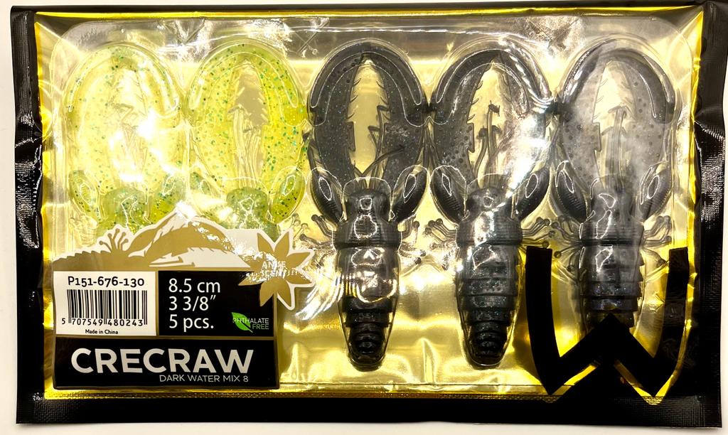 Westin CreCraw Creaturebait limited Dark Water Mix 8 8,5cm; Qty. 5