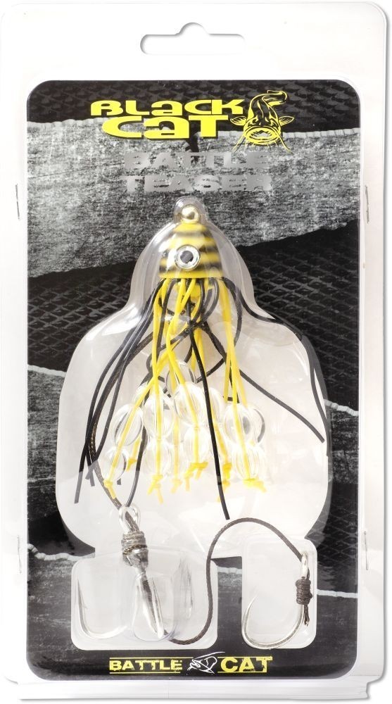 Black Cat Battle Teaser; Black/Yellow; 3/0 / 6/0; 80 gr.; 200 Kg.
