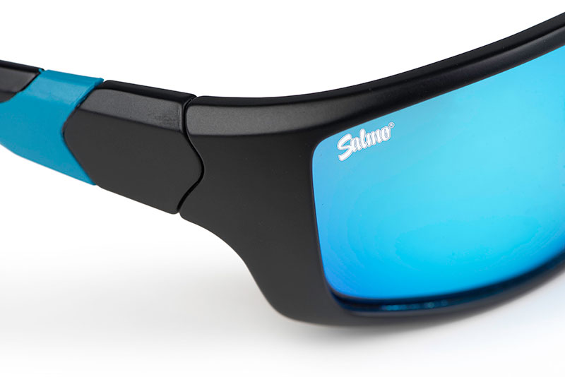 Salmo WRAPS Black/Blue Lenses ICE Blue