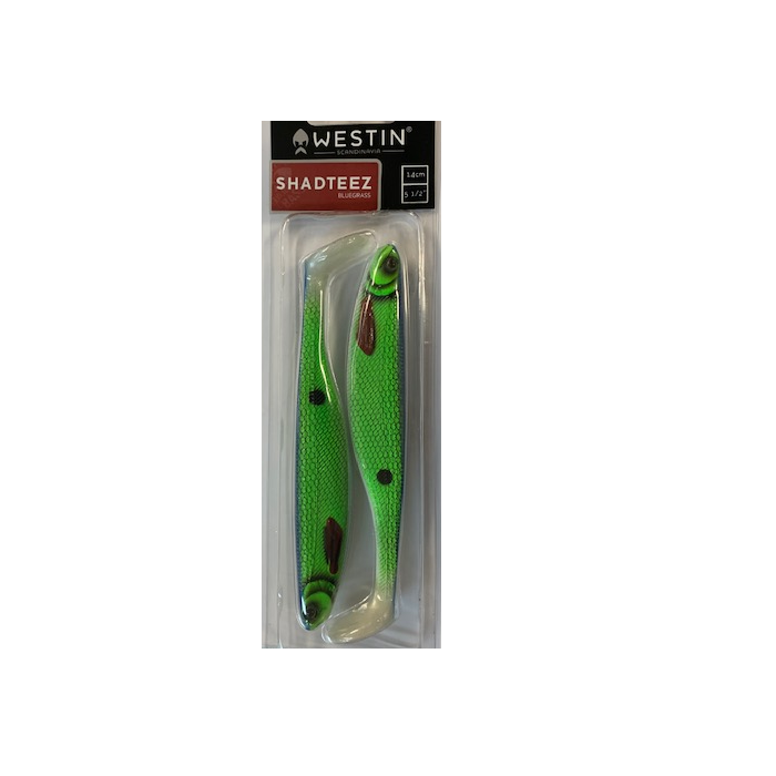 Westin ShadTeez  Slim Sonderfarbe Bluegrass 14 cm Qty. 2