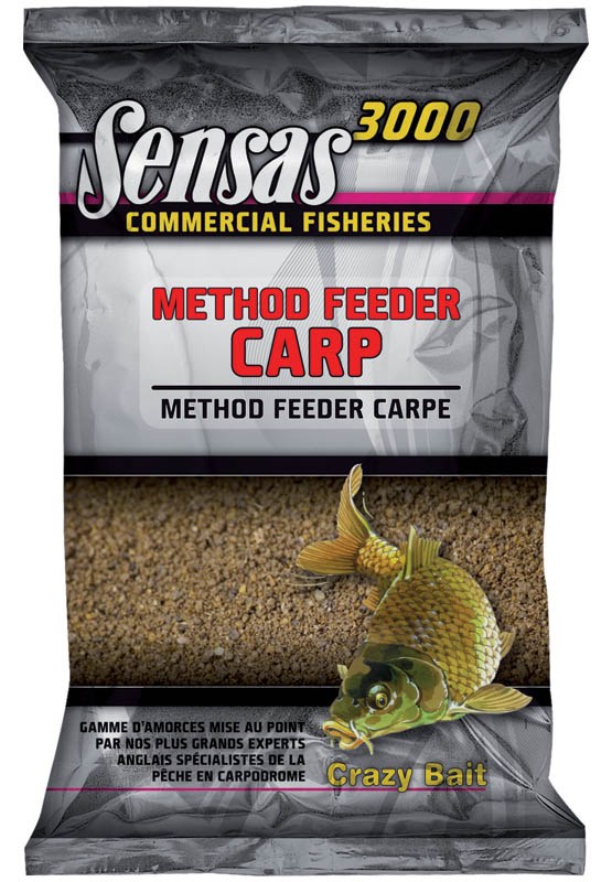 Sensas 3000 Commercial F. Method Feeder Carp; 1KG