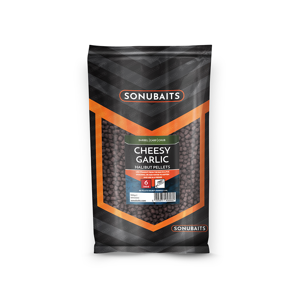 Sonubaits Cheesy Garlic Halibut Pellets - 6mm