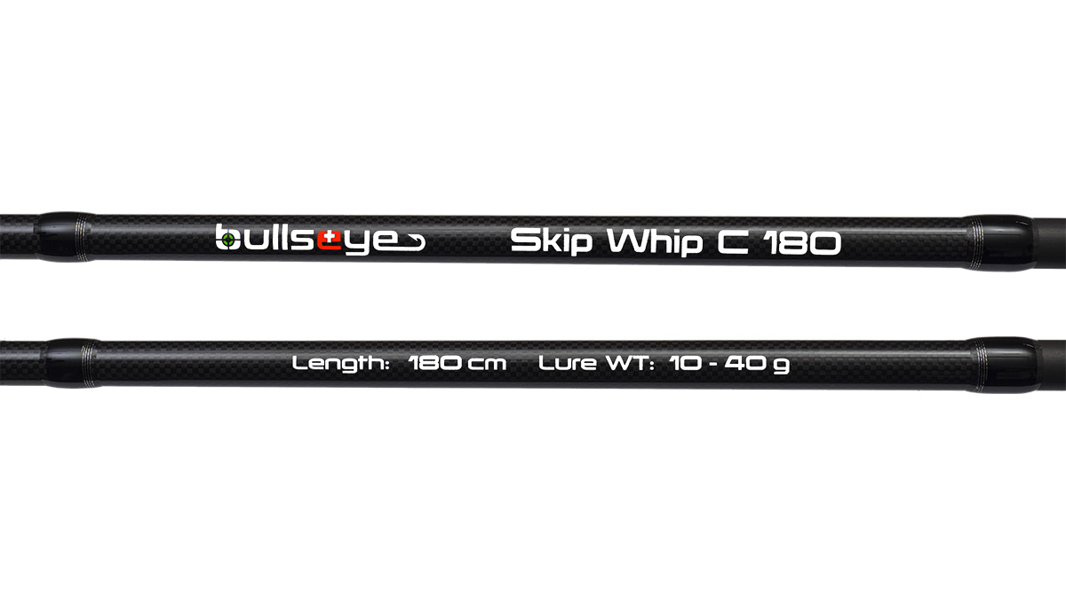 Bullseye Skip Whip Cast; L: 1,80 m; Wg: 10 - 40 gr.