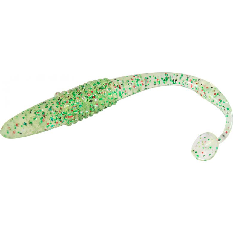 Iron Claw Eazy-Add Shad Non Toxic; 12 cm; Tri Green Glitter; Qty. 1