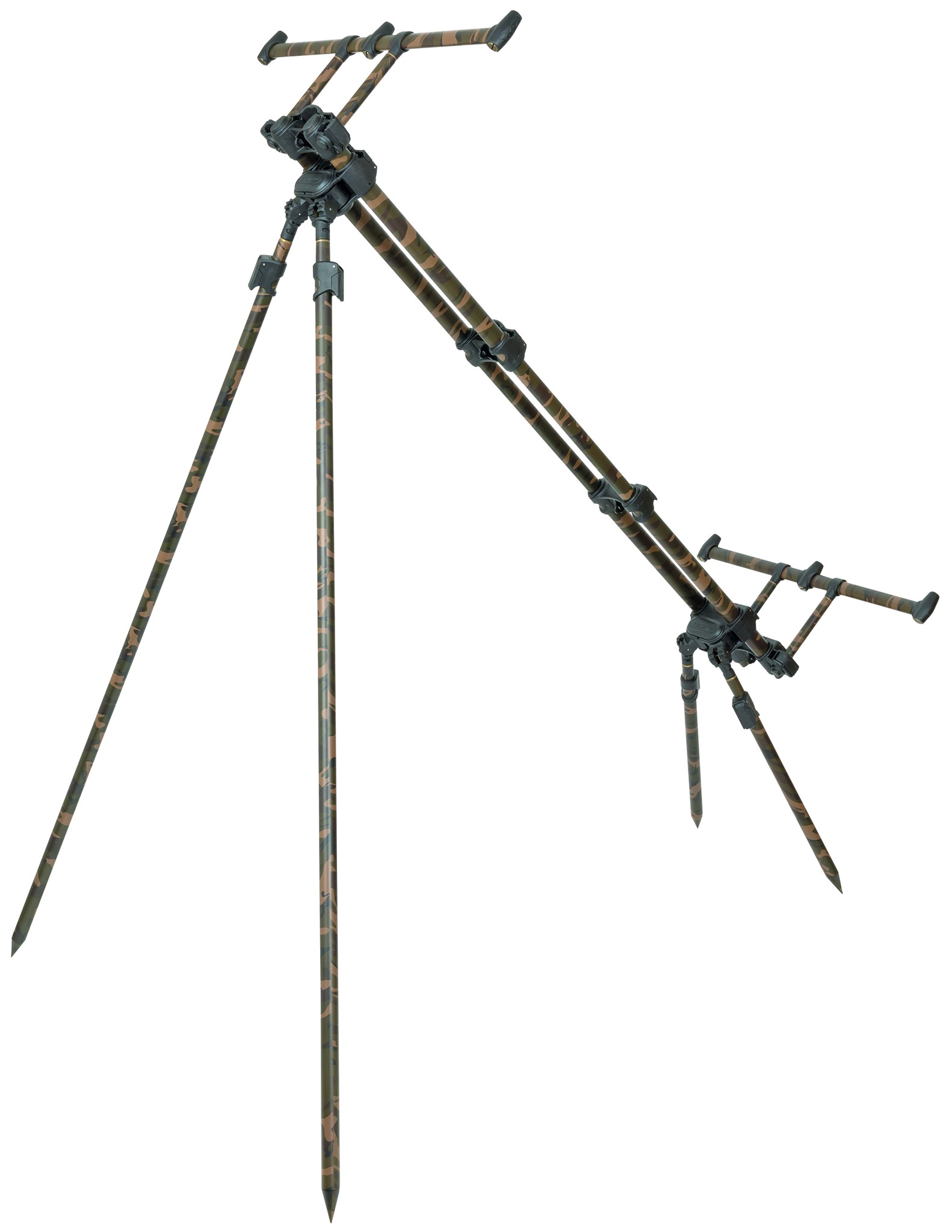 Fox Ranger MK2 Camo 3 Rod Pod incl. Case