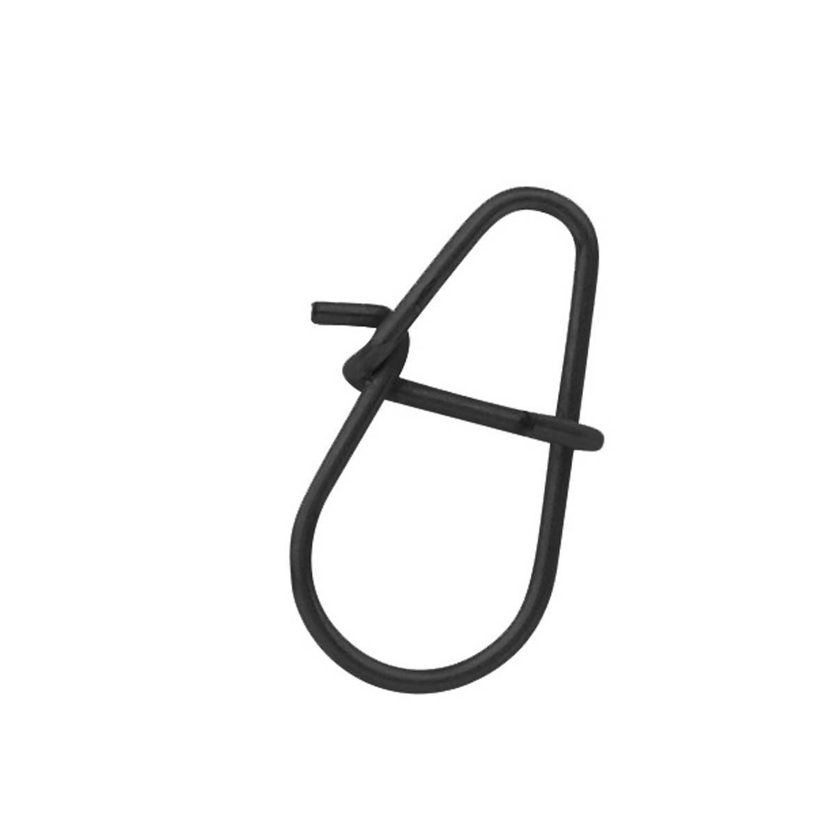 Spro HD Snap Matte Black; Gr. 9,5 mm; 35 Kg; 15 Stück