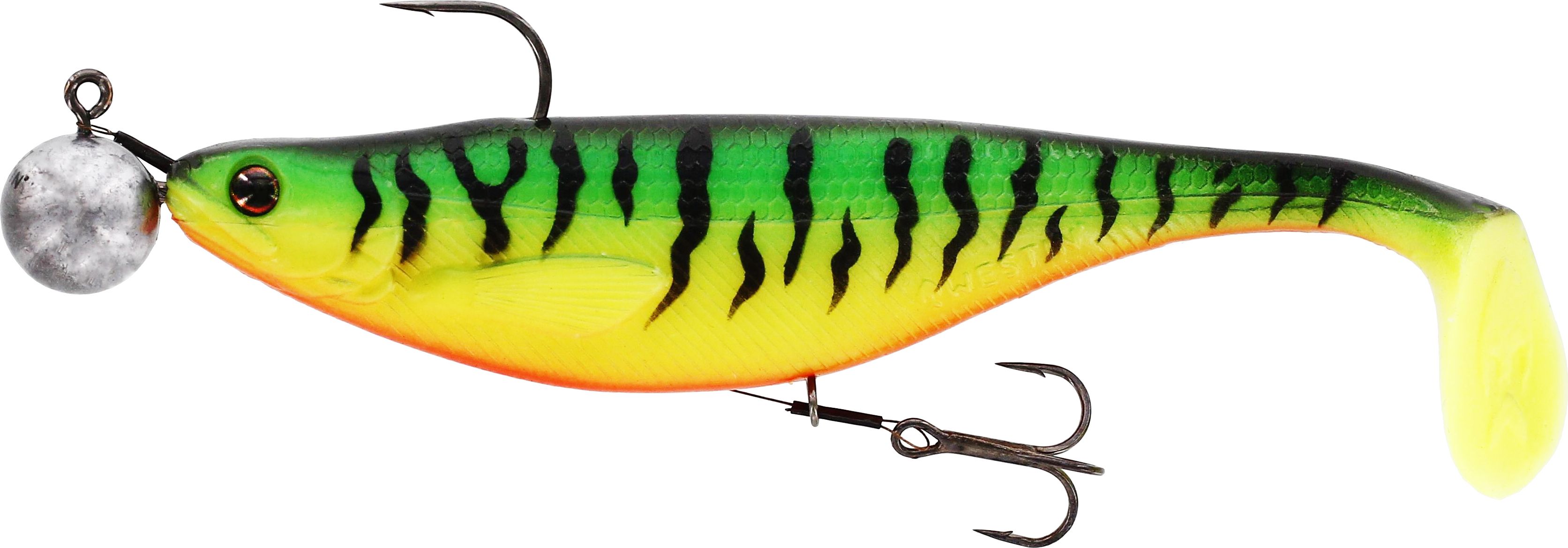 Westin ShadTeez R´N R Crazy Firetiger; 16 cm; 15 gr.; 2 Stück