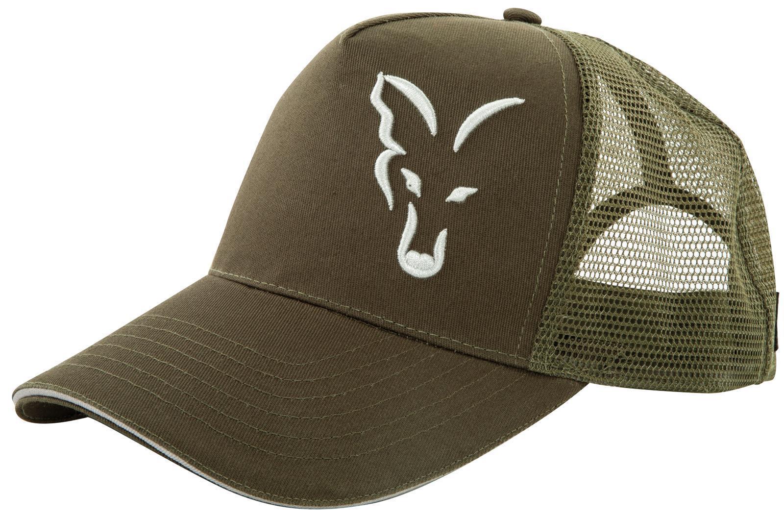 Fox Collection Trucker Cap; Green / Silver