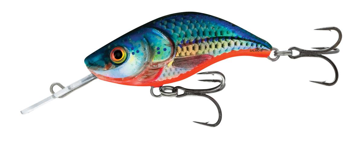 Blue Holo Shad 4cm Sinking