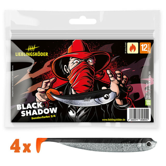 Lieblingsköder Black Shadow; 12,5cm; Sonerfarbe