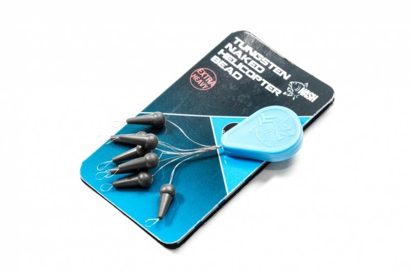 Nash Tungsten Naked Helicopter Bead; 8 Stück