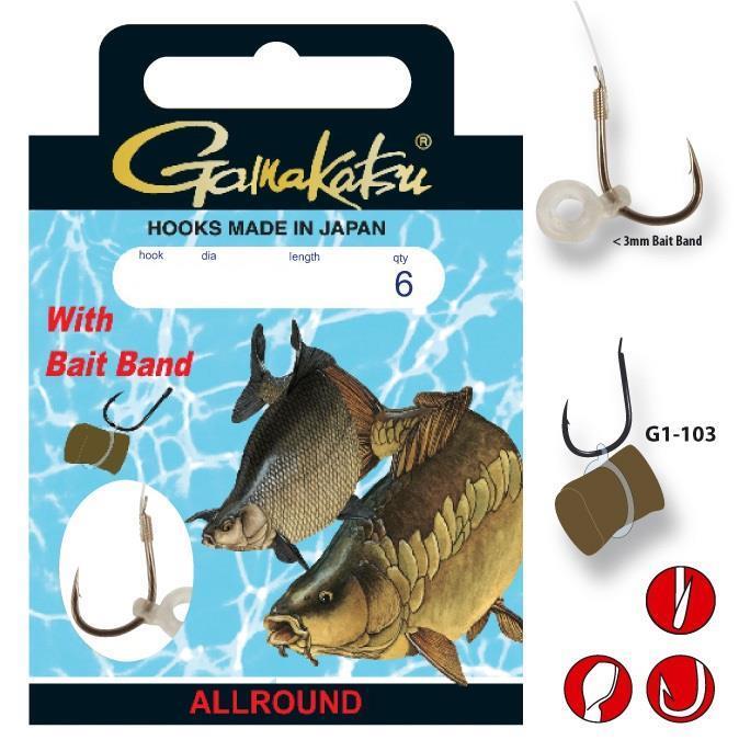 Gamakatsu Bait Band Rig G1-103  Bronze 40 cm # 12 / 0,16 mm