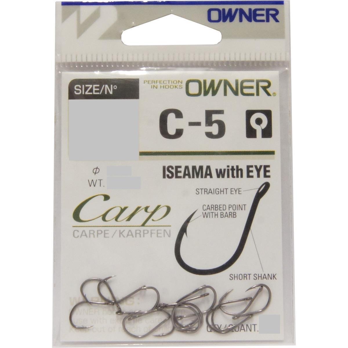 Owner Carp C-5 Iseama w/Eye; Gr. 4; 10 Stück