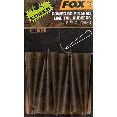 Fox Edges Camo Power Grip Naked Tail Rubber; 10