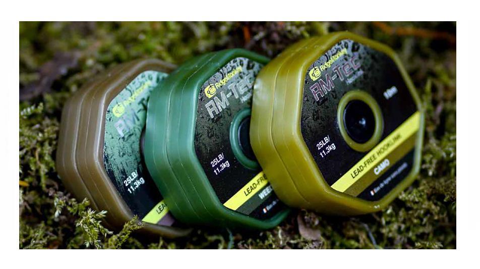 RidgeMonkey RM-Tec Lead Free Hooklink; 25 Lb; 10 m; Organic Brown
