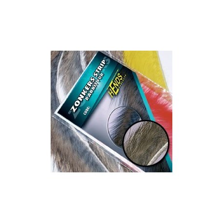 Zonker Strip Hase 4mm Grizzly Natur