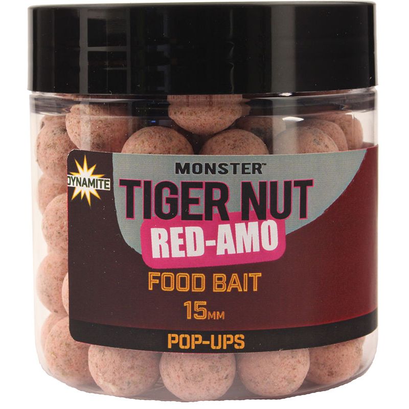 Dynamite Baits Monster Tigernut Red-Amo Food Bait Pop-Up´S; 15 Mm
