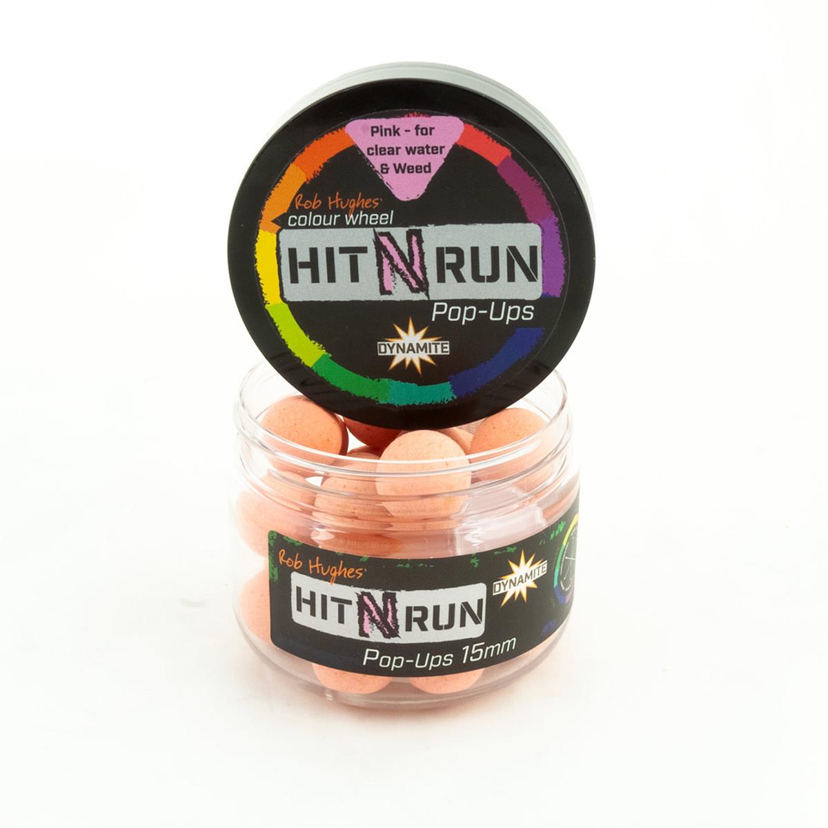Dynamite Baits Hit'n Run Popups Pink 15 Mm