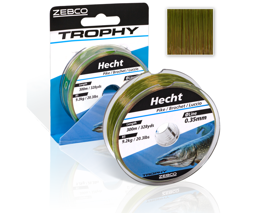Zebco Trophy Zielfischschnur Trophy Fluo Manie 0,30 mm / 6,9 kg 250 m