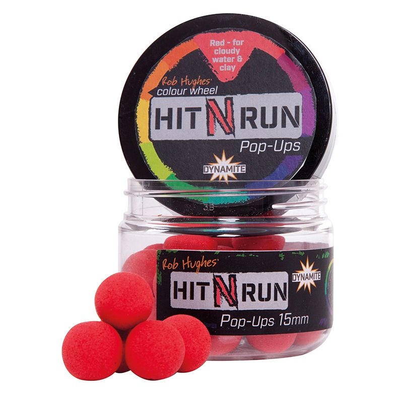 Dynamite Baits Hit'n Run Pop Ups Red 12 Mm