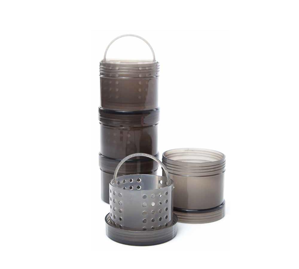 RidgeMonkey Modular Hookbait Pots; Black