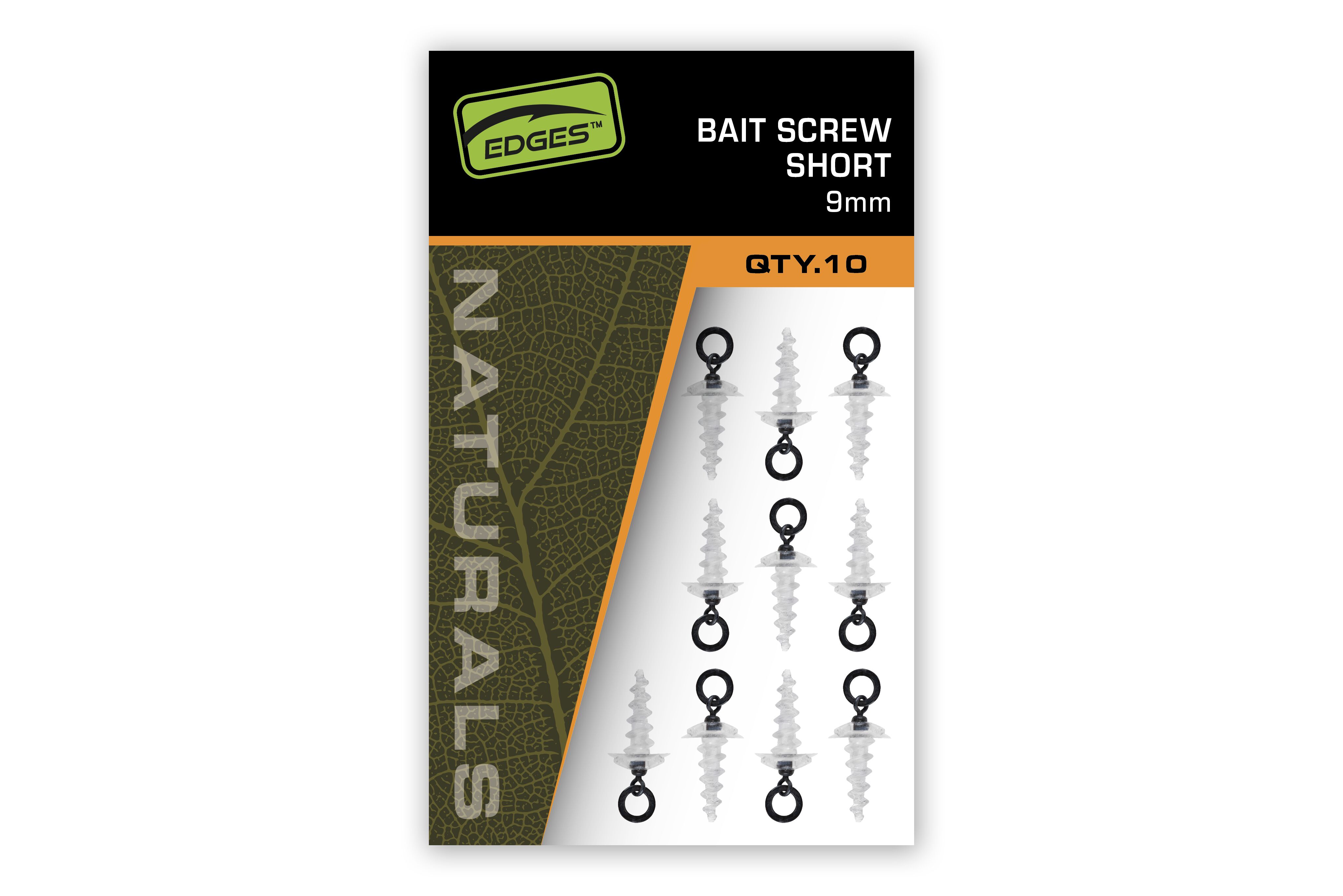 Fox Edges Bait Screws Short 9mm Qty. 10